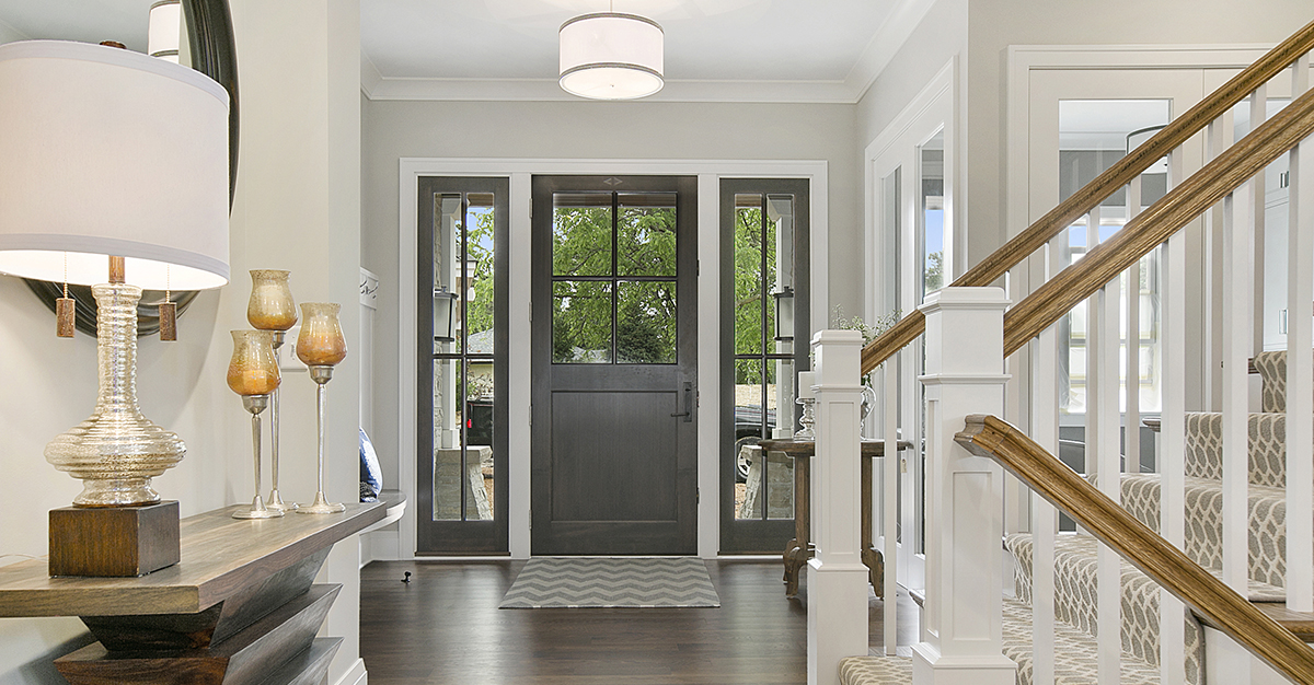 A well decorated foyer